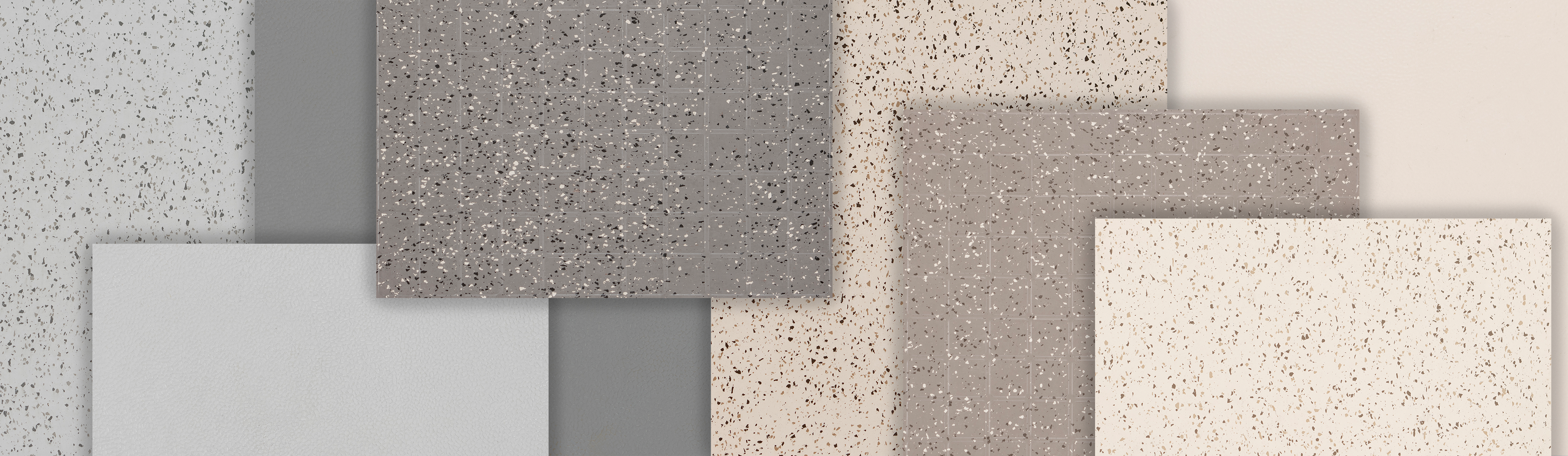 Community Suburban Solid and Speckled Rubber Tile
